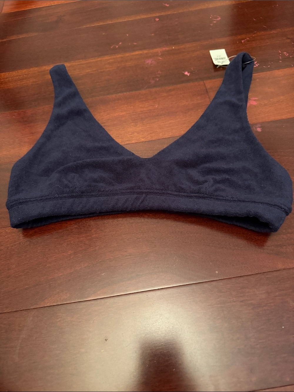 Everyday Soft Navy Bralette - Low-Impact Comfort